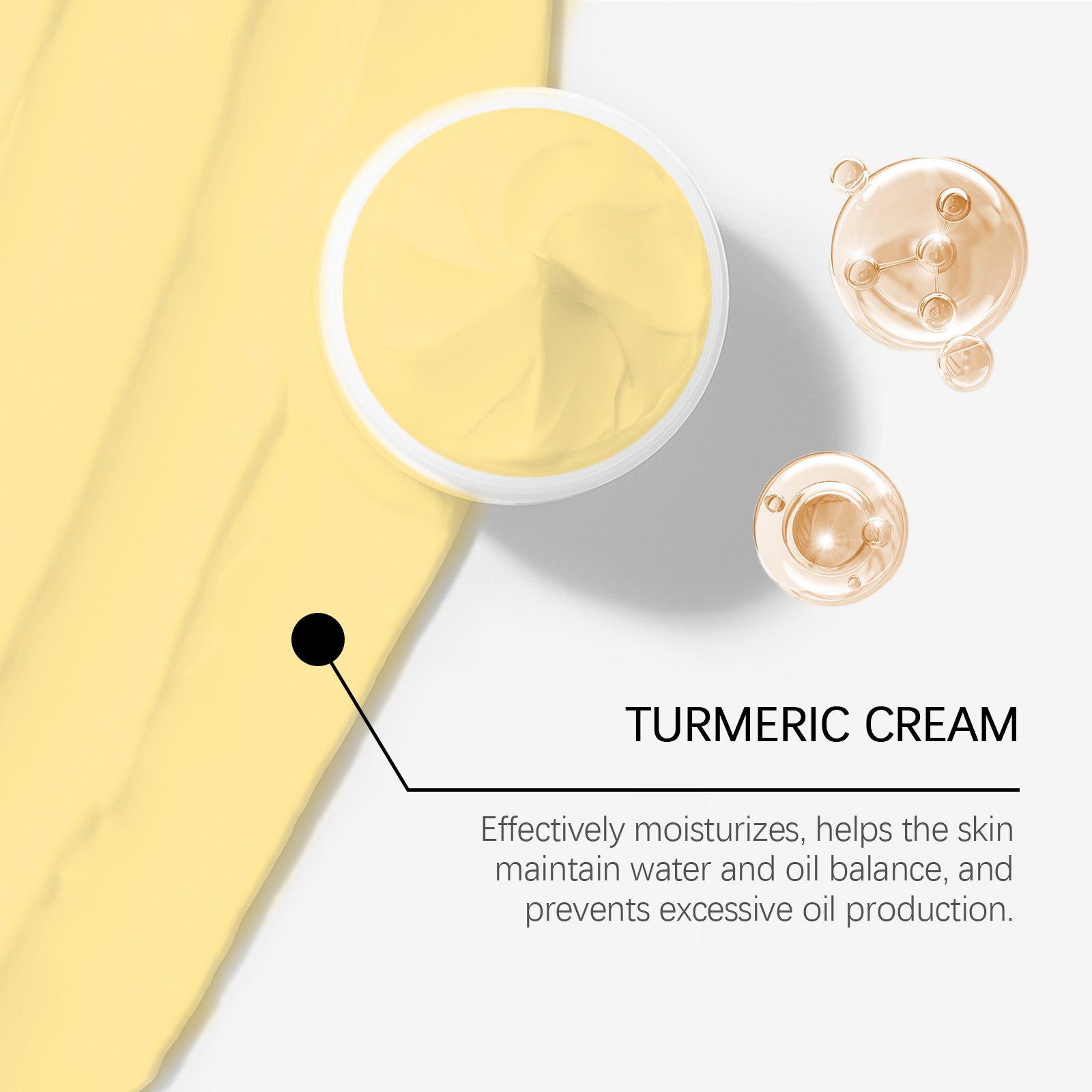 Turmeric Moisturizing Cream brightens and hydrates the skin with a daily gentle treatment